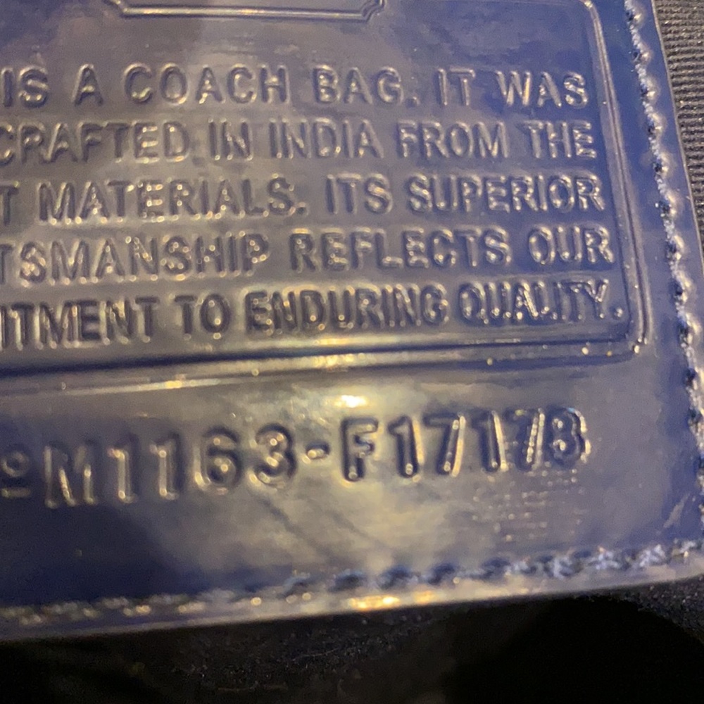 Coach M1163-F17178 shoulder bag or purse 14x9x4,5” - Picture 12 of 17